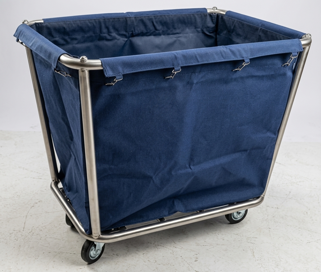 不銹鋼錐型污衣車/換片車 Linen Trolley